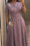 The Mauve Wrap Dress