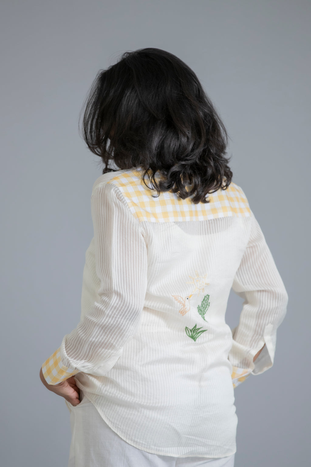 Tropical Breeze Linen co-ord set with Wide-Leg Pants