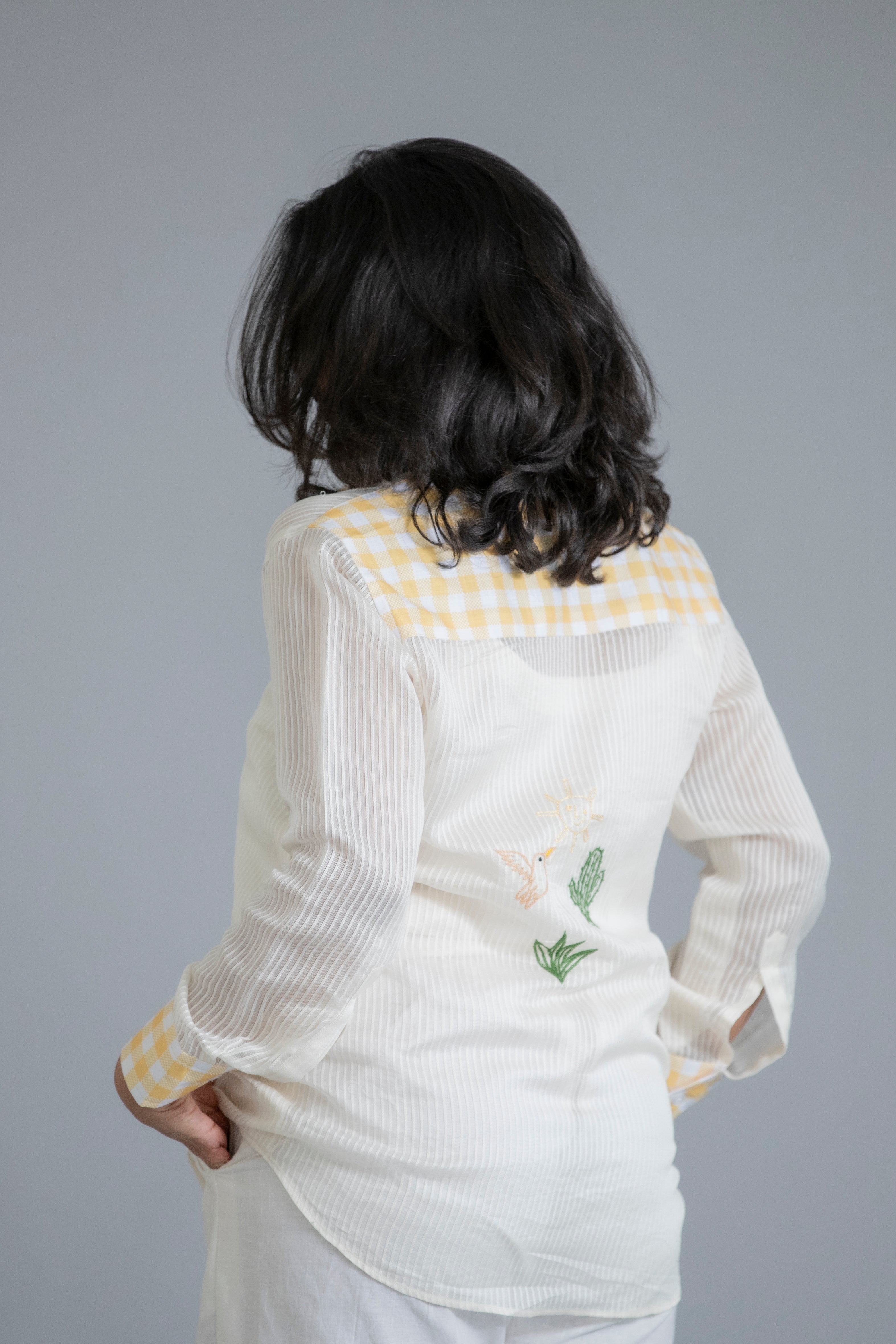 Tropical Breeze Linen co-ord set with Wide-Leg Pants