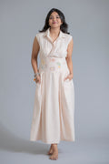 Ivory Embroidered Summer Dress